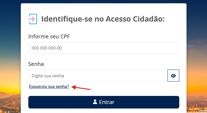 "Esqueceu sua senha?"