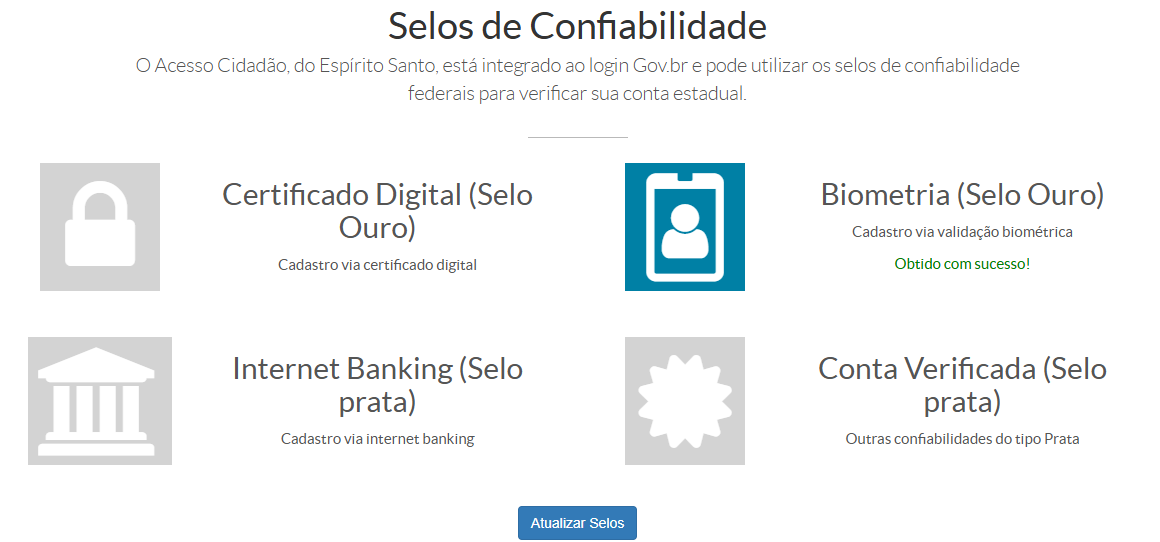"Selos de Confiabilidade"